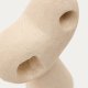 KAVE HOME Arif skulptur - beige og sort sten (st med 2)