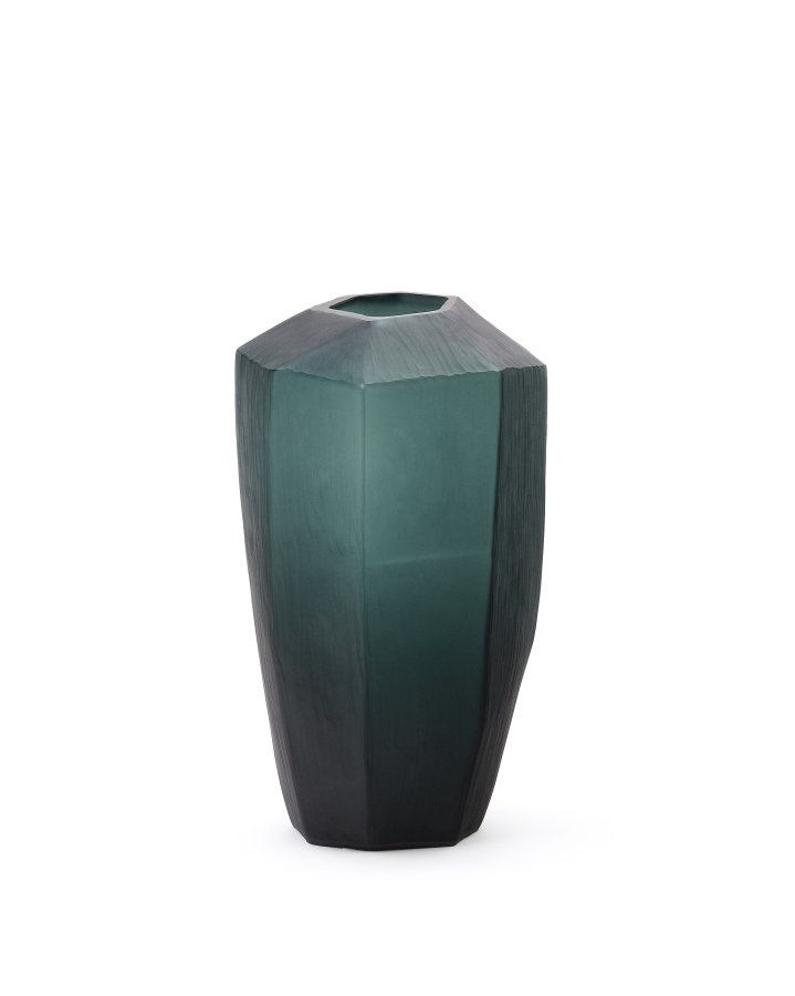 KAVE HOME Geonix grn glasvase 45,5cm