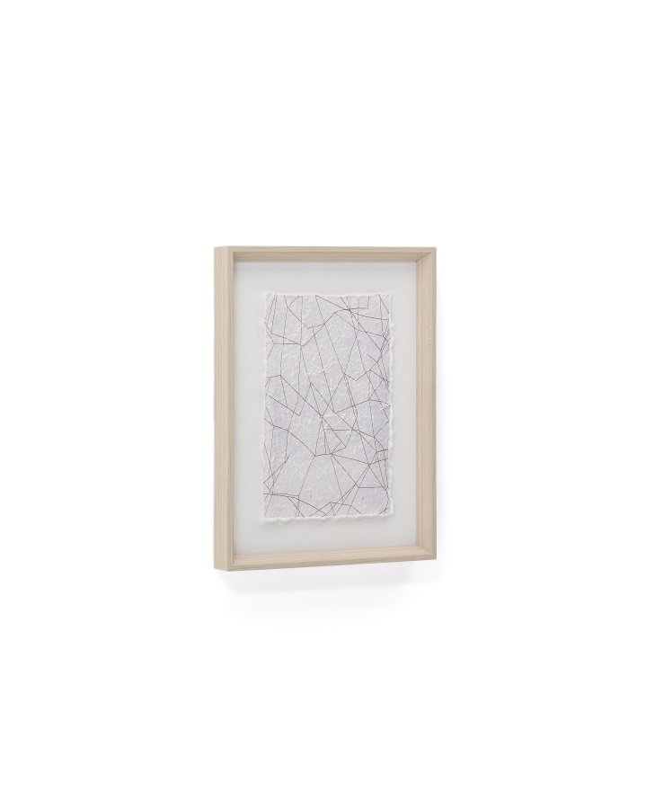 KAVE HOME Durkan hvidt billede p genbrugspapir 30 x 40cm