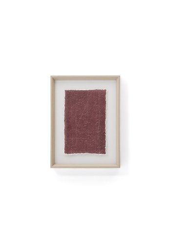 KAVE HOME Durkan rdbrun billede p genbrugspapir 30 x 40 cm