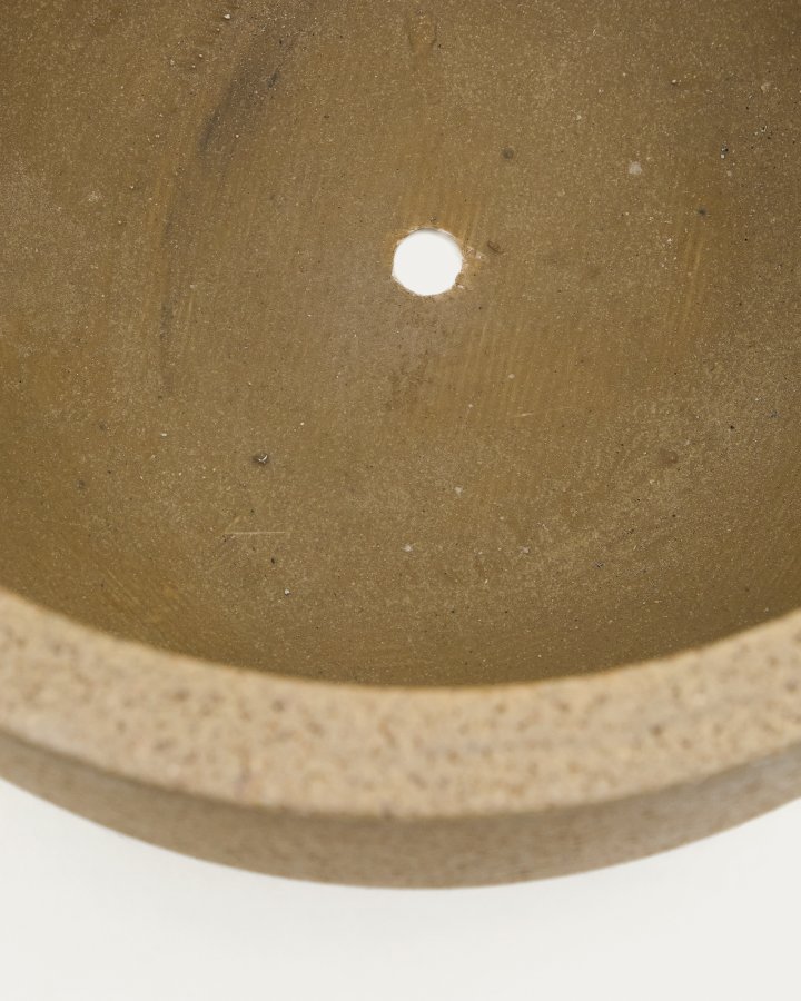 KAVE HOME Selvi plantekasse med lysebrun steneffekt 37cm