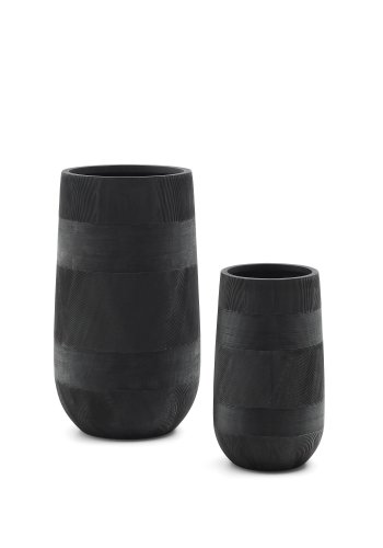 KAVE HOME St med 2 Tival sorte cement-effekt plantekasser 45cm