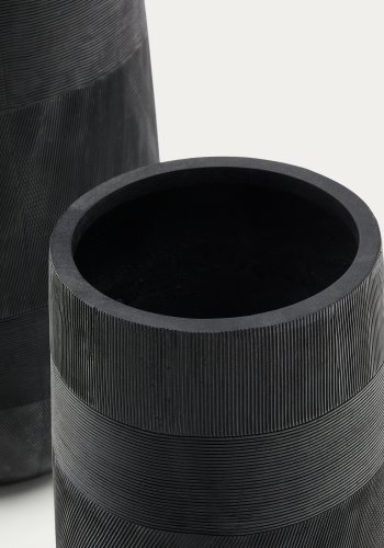 KAVE HOME St med 2 Tival sorte cement-effekt plantekasser 45cm