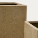 KAVE HOME St med 2 Minoa hje plantekasser med sennepsstenseffekt 44 x 44 cm