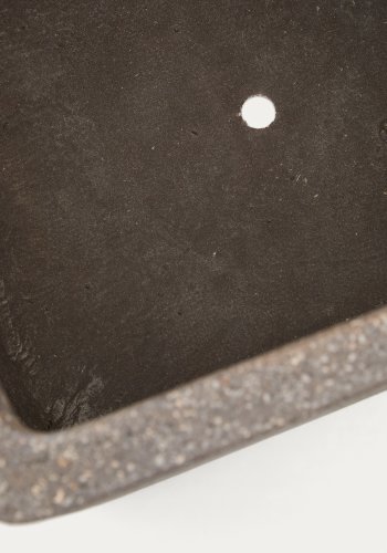 KAVE HOME St med 2 Minoa plantekasser med brun sten effekt 44 x 44 cm