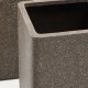 KAVE HOME St med 2 Minoa hje plantekasser med brun sten effekt 44 x 44 cm