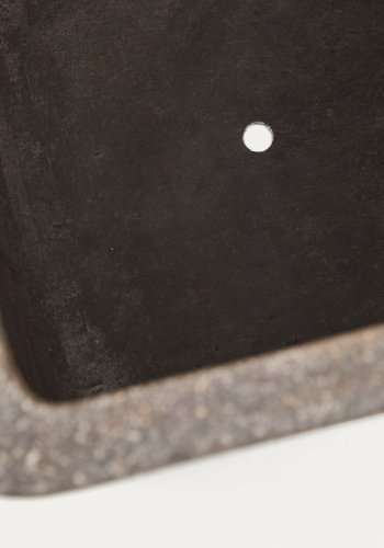 KAVE HOME St med 2 Minoa hje plantekasser med brun sten effekt 44 x 44 cm