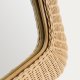 KAVE HOME Zilna rattan spejl 58 x 79cm