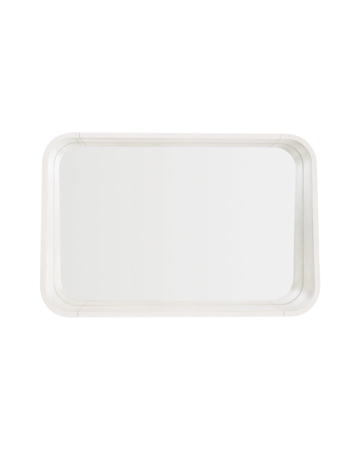 KAVE HOME Salaya spejl i lakeret beige ask lamineret krydsfiner 90 x 60 cm