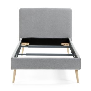 KAVE HOME Dyla sengebetrk - gr stof (til en 90x190cm sengeramme)