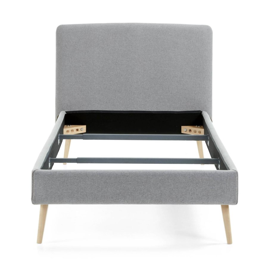 KAVE HOME Dyla sengebetrk - gr stof (til en 90x190cm sengeramme)