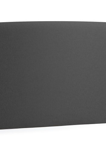 KAVE HOME Dyla betrk til sengegavl - sort stof (til 90 cm senge)