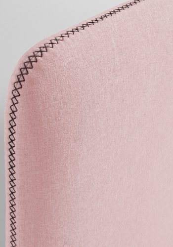 KAVE HOME Dyla betrk til sengegavl - lyserd stof (til 90 cm senge)