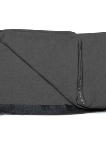 KAVE HOME Dyla betrk til sengegavl - sort stof (til 150 cm senge)