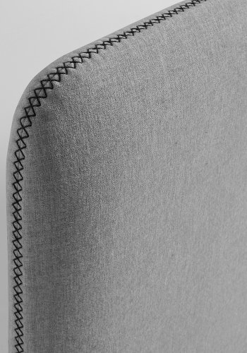 KAVE HOME Dyla betrk til sengegavl - gr stof (til 160 cm senge)