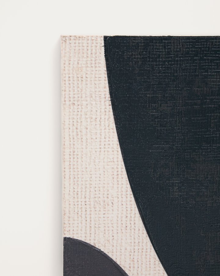 KAVE HOME Nemsa bl og grn abstrakt lrred, 100 x 80 cm