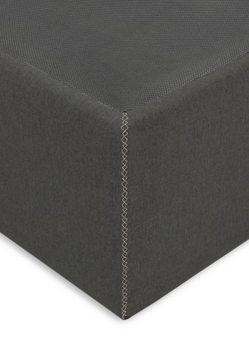KAVE HOME Matters foldesofa, m. opbevaring - sort stof (til en 180x200 cm madras)