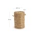 KAVE HOME Yessira tjkurv i naturfiber, 55 cm