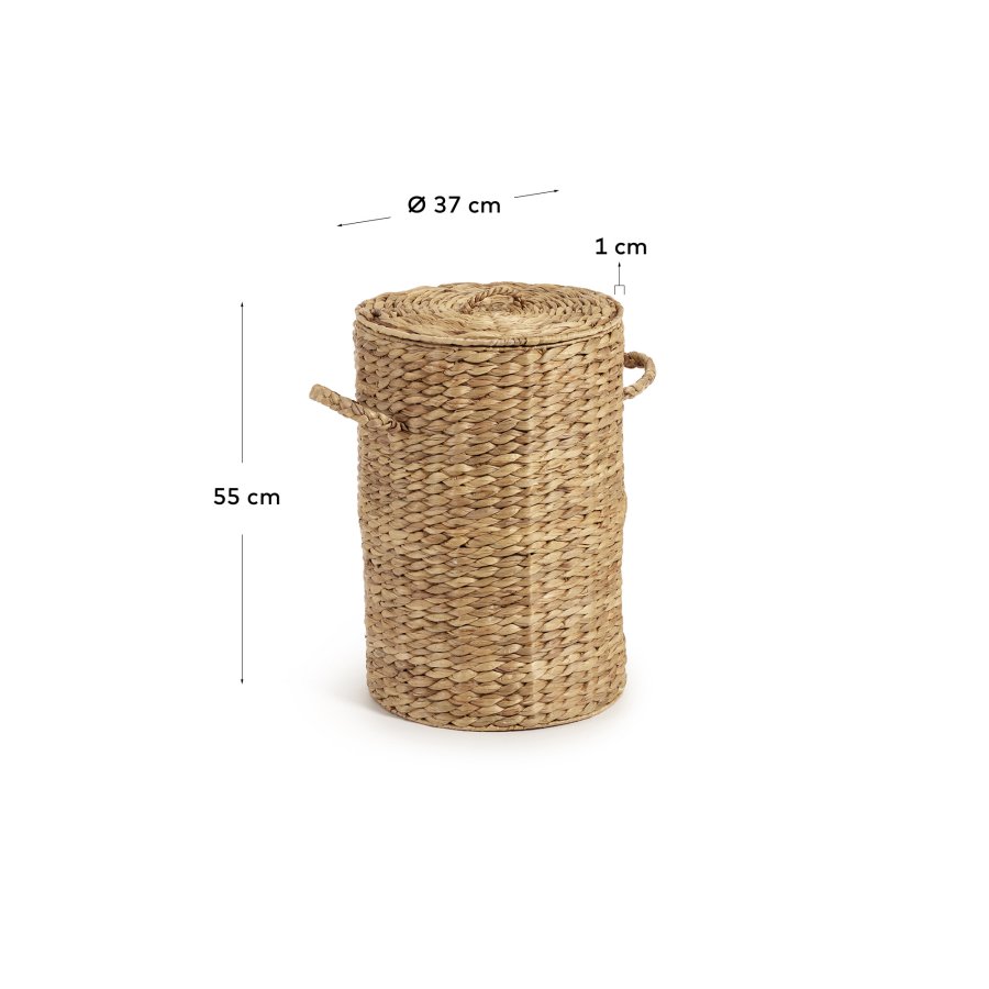 KAVE HOME Yessira tjkurv i naturfiber, 55 cm