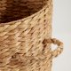 KAVE HOME Yessira tjkurv i naturfiber, 55 cm
