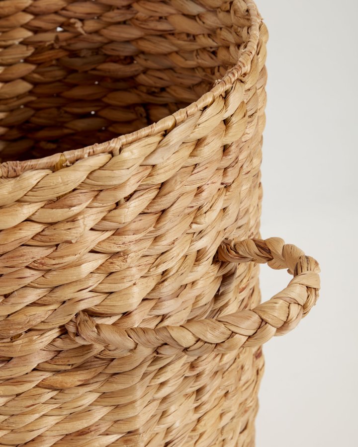 KAVE HOME Yessira tjkurv i naturfiber, 55 cm