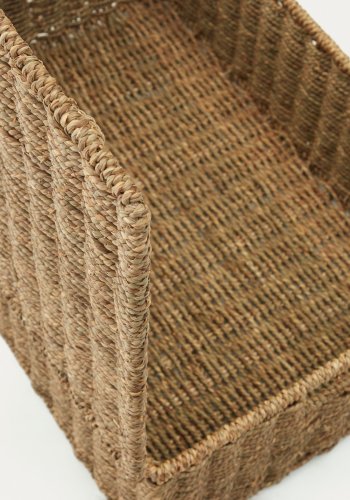 KAVE HOME Tossa st med 2 naturfiberkurve med lg, 55 x 36 cm / 60 x 40 cm