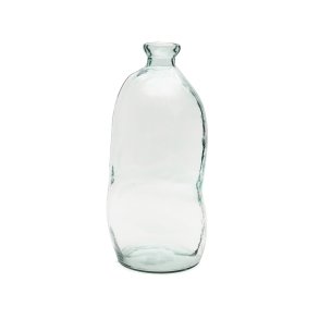 KAVE HOME Brenna vase - klar genbrugs glas (H:73)