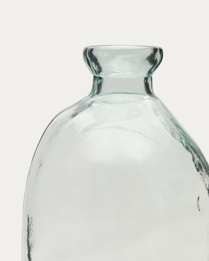 KAVE HOME Brenna vase - klar genbrugs glas (H:73)