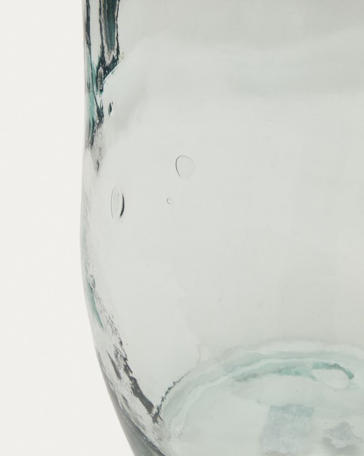 KAVE HOME Brenna vase - klar genbrugs glas (H:73)