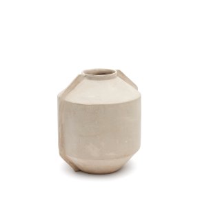 KAVE HOME Meja beige pap-maché vase 38 cm