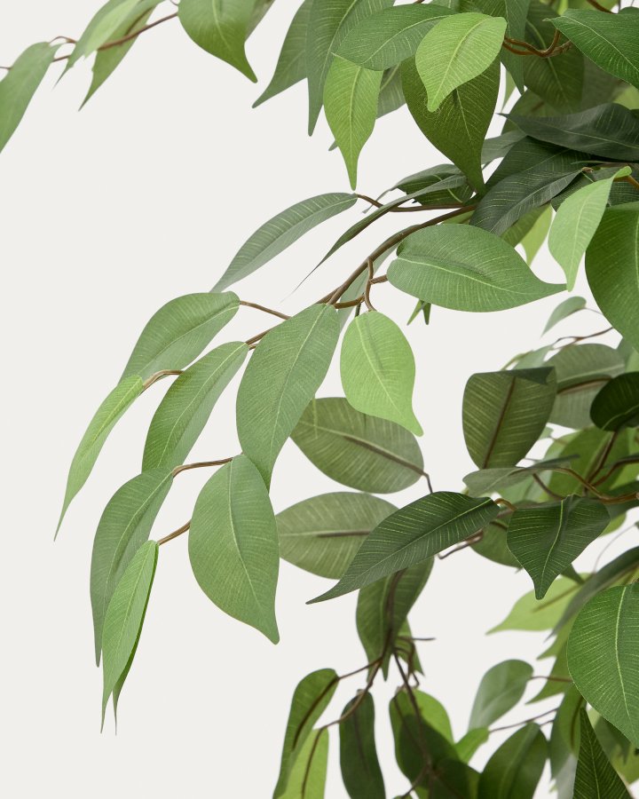 KAVE HOME Kunstig Ficus tr i sort potte 180 cm
