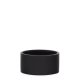 KAVE HOME Aiguablava urtepotte, rund - sort cement (62)