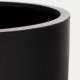 KAVE HOME Aiguablava urtepotte, rund - sort cement (62)
