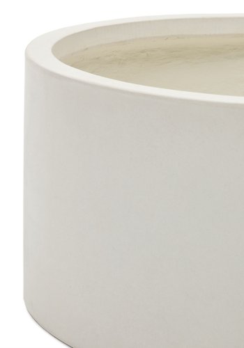 KAVE HOME Aiguablava urtepotteskjuler, rund - hvid cement (62)