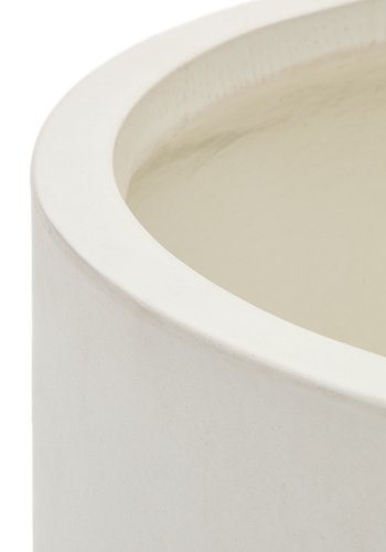 KAVE HOME Aiguablava urtepotteskjuler, rund - hvid cement (62)