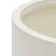 KAVE HOME Aiguablava urtepotteskjuler, rund - hvid cement (62)