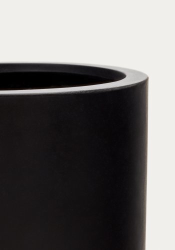 KAVE HOME Aiguablava urtepotte, rund - sort cement (42)