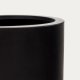 KAVE HOME Aiguablava urtepotte, rund - sort cement (42)