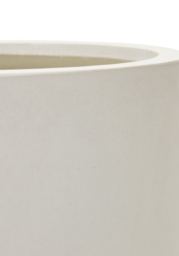 KAVE HOME Aiguablava urtepotteskjuler, rund - hvid cement (42)