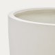 KAVE HOME Aiguablava urtepotte, rund - hvid cement (62)