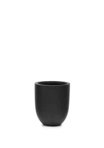 KAVE HOME Aiguablava urtepotte, rund - sort cement (39)