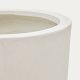 KAVE HOME Aiguablava urtepotte, rund - hvid cement (39)