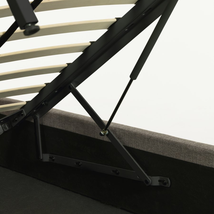 KAVE HOME Nahiri sengeramme, m. sengegavl og opbevaring - gr (til en 160x200 cm madras)