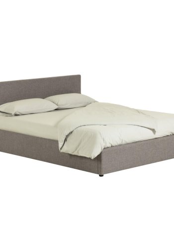 KAVE HOME Nahiri sengeramme, m. sengegavl og opbevaring - gr (til en 160x200 cm madras)