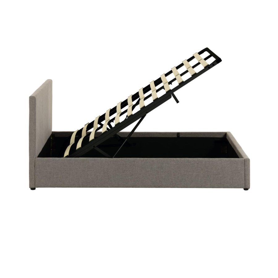 KAVE HOME Nahiri sengeramme, m. sengegavl og opbevaring - gr (til en 160x200 cm madras)