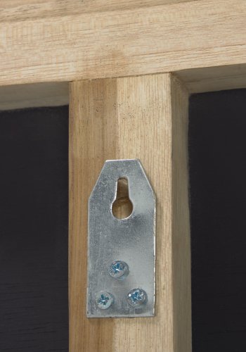 KAVE HOME Natesa sengegavl - natur koskind og teaktr (til 160 cm senge)