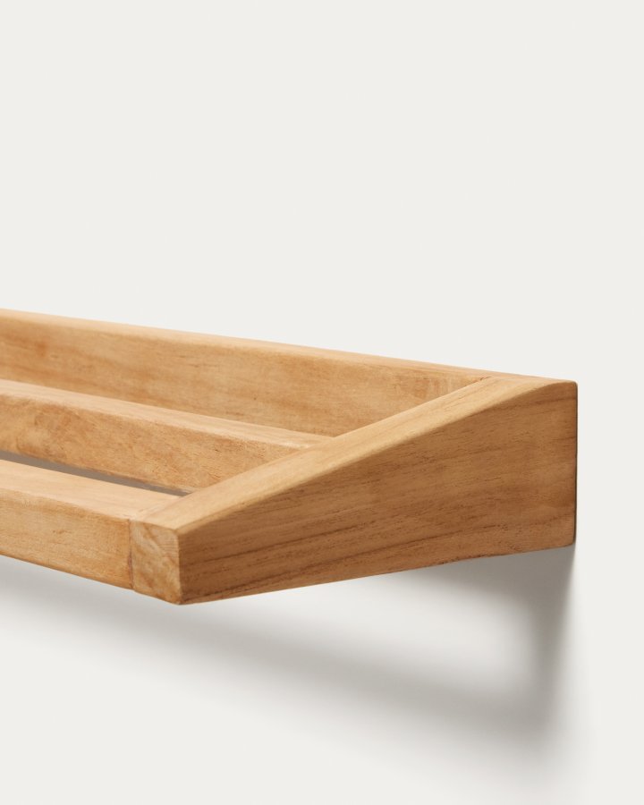 KAVE HOME Kenta hndkldeholder i massiv teak, 40 x 5 cm