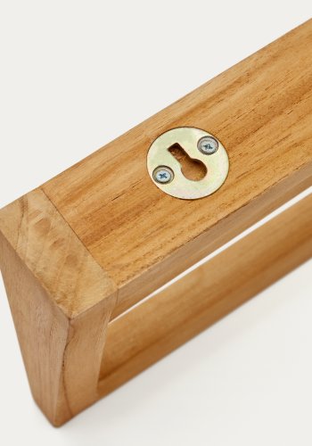 KAVE HOME Kenta hndkldeholder i massiv teak, 40 x 5 cm