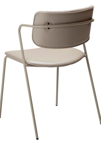 DAN-FORM Zed spisebordsstol, m. armln - kashmir kunstlder og kashmir stl