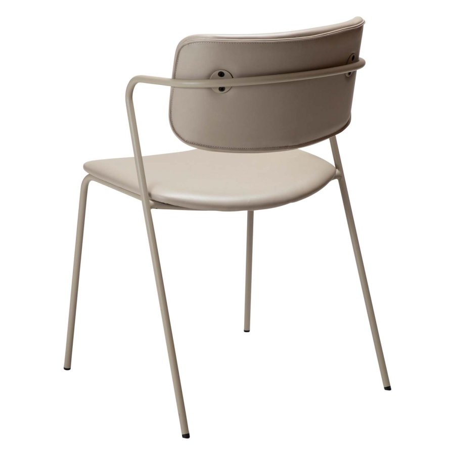 DAN-FORM Zed spisebordsstol, m. armln - kashmir kunstlder og kashmir stl